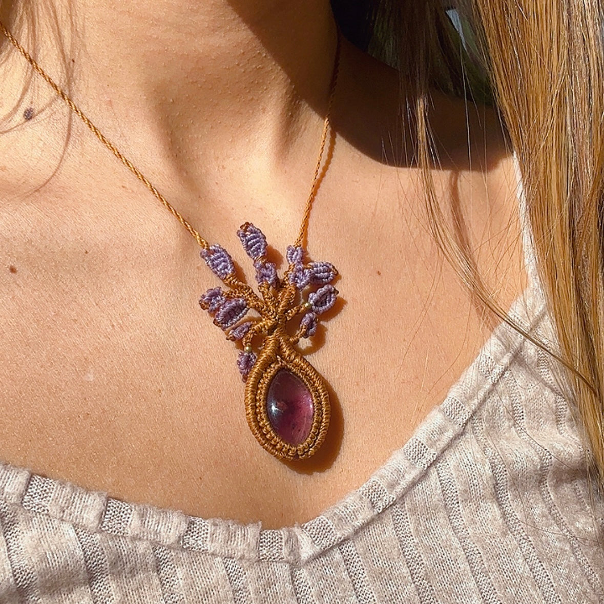 AMETHYST TREE NECKLESS