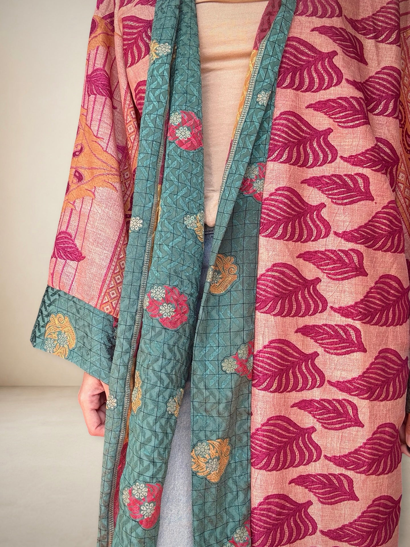Reversible Silk Kimono