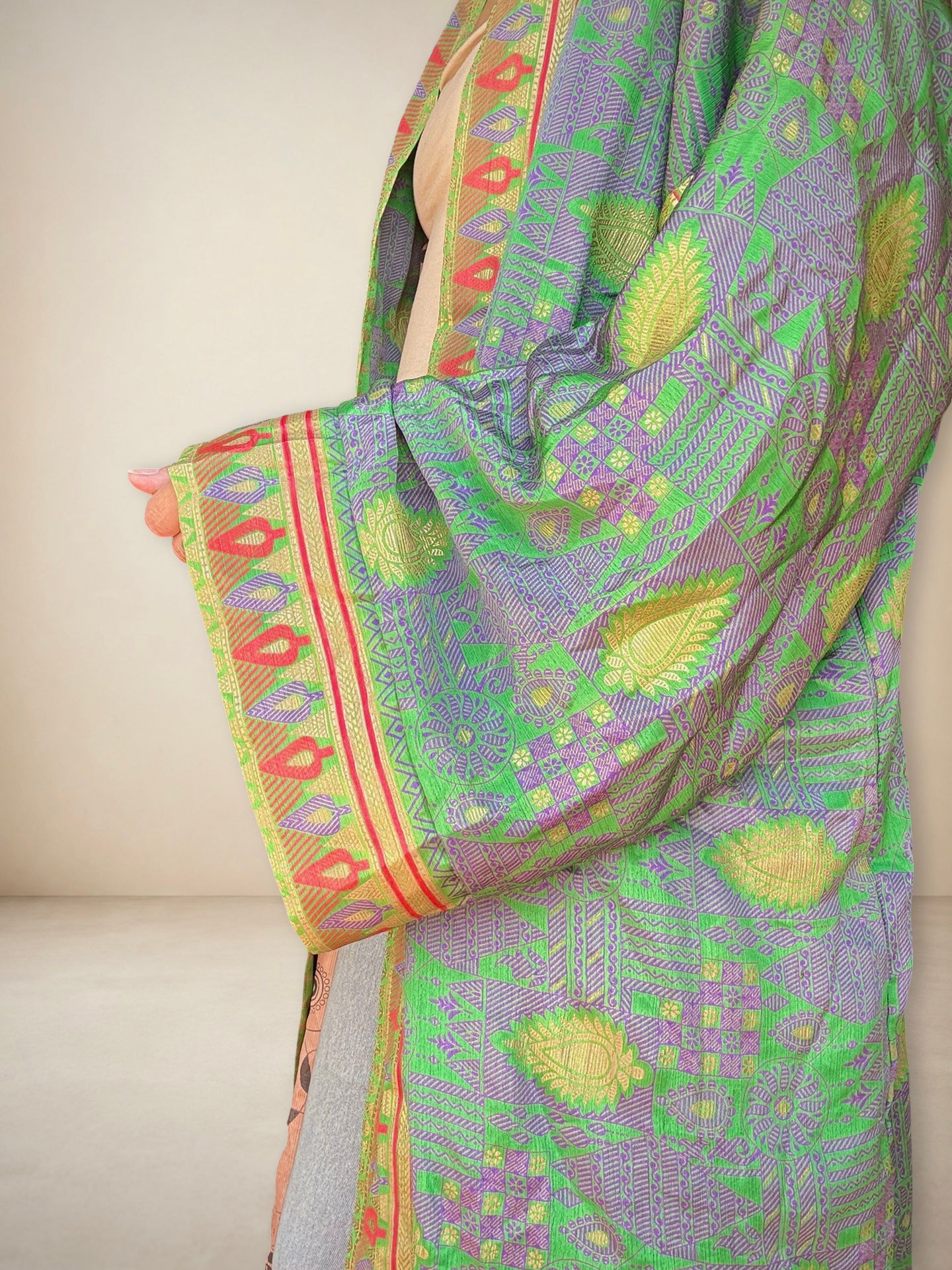 Reversible Silk Kimono