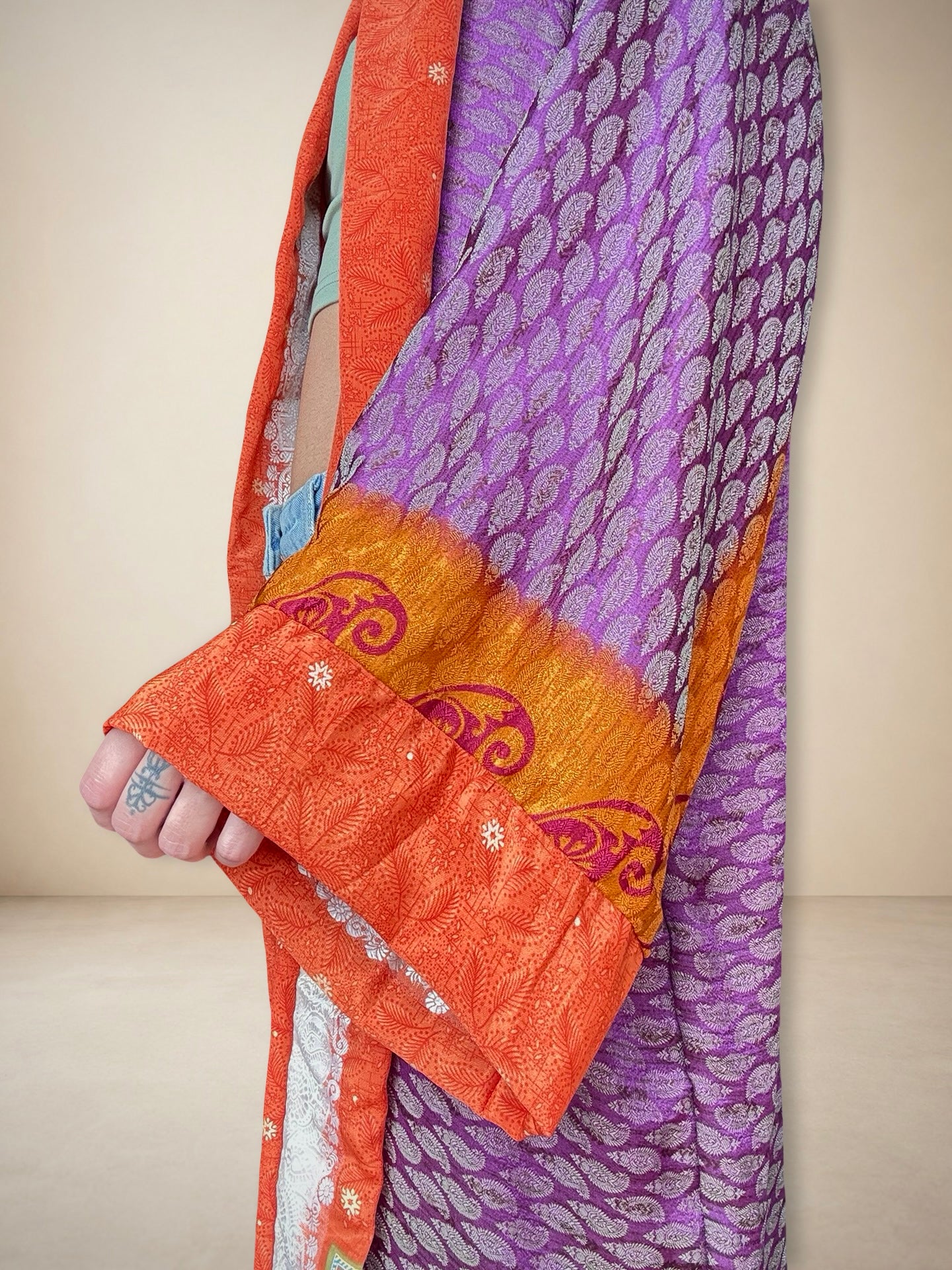 Reversible Silk Kimono