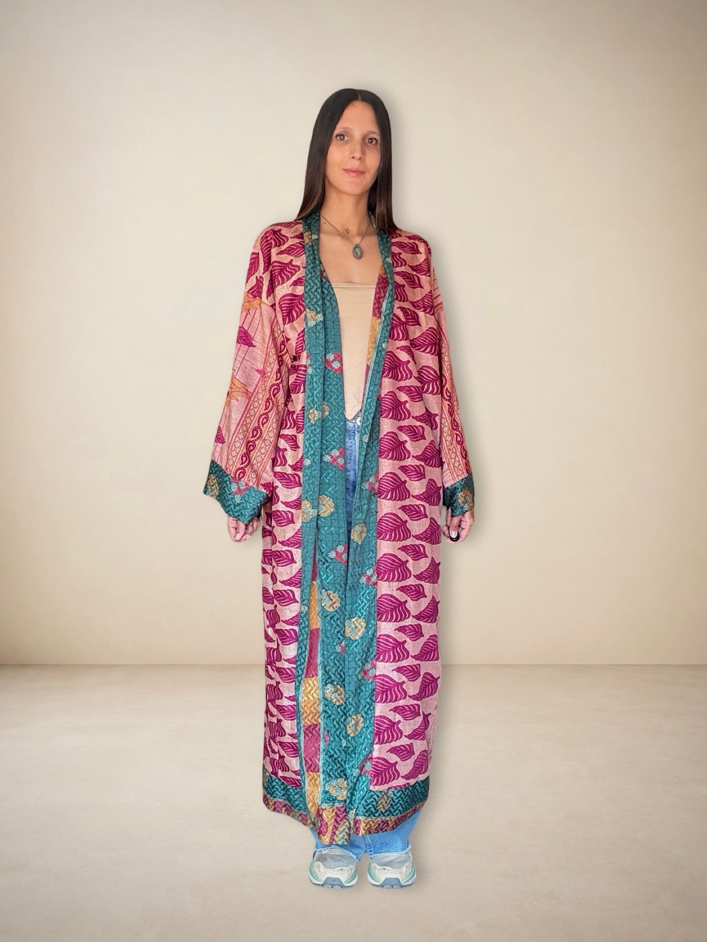 Reversible Silk Kimono
