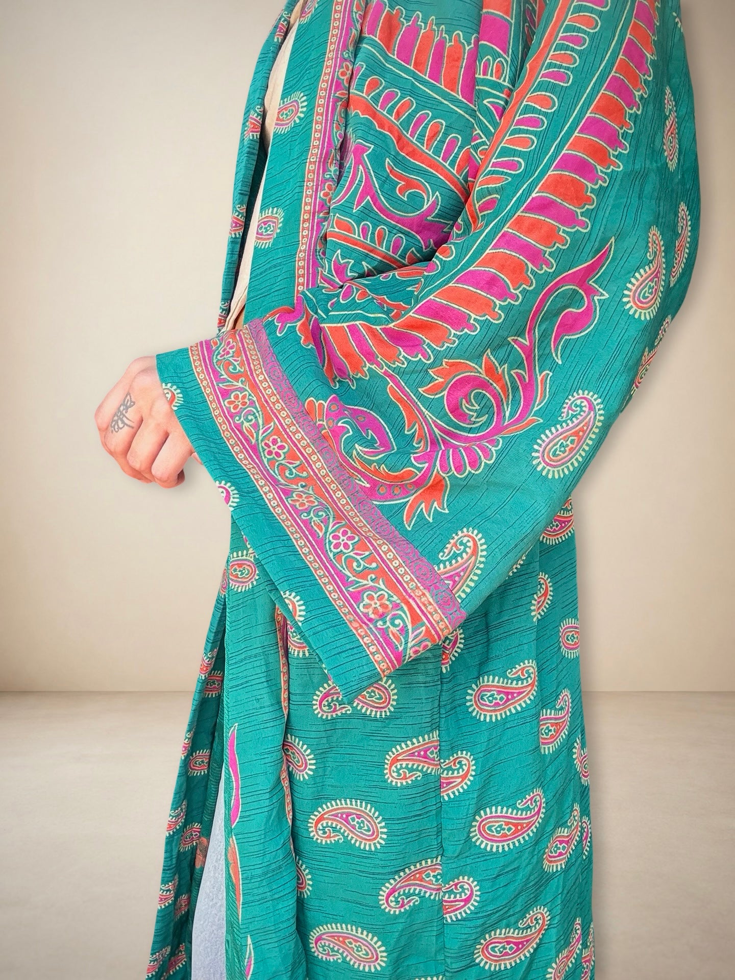 Reversible Silk Kimono
