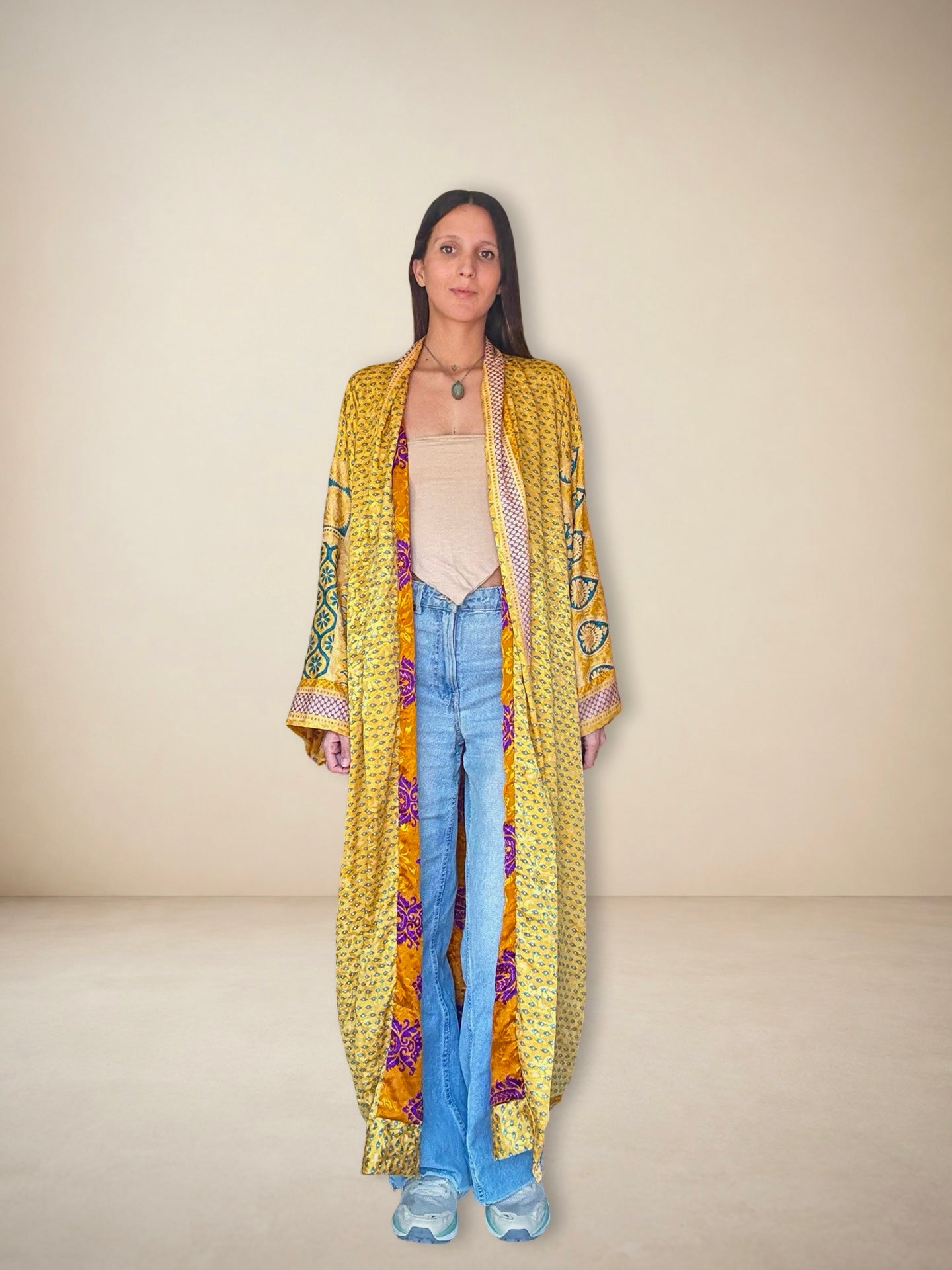 Reversible Silk kimono