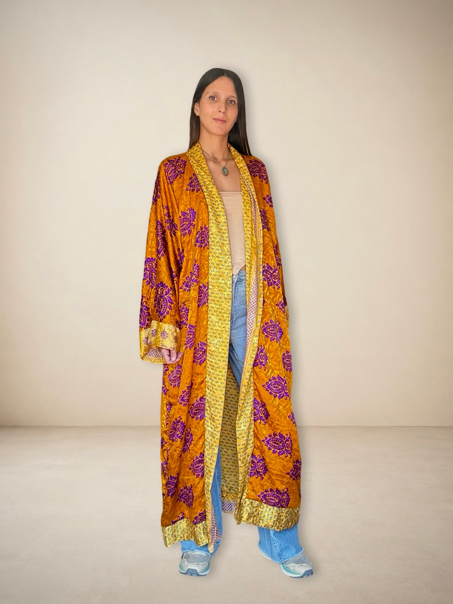 Reversible Silk kimono