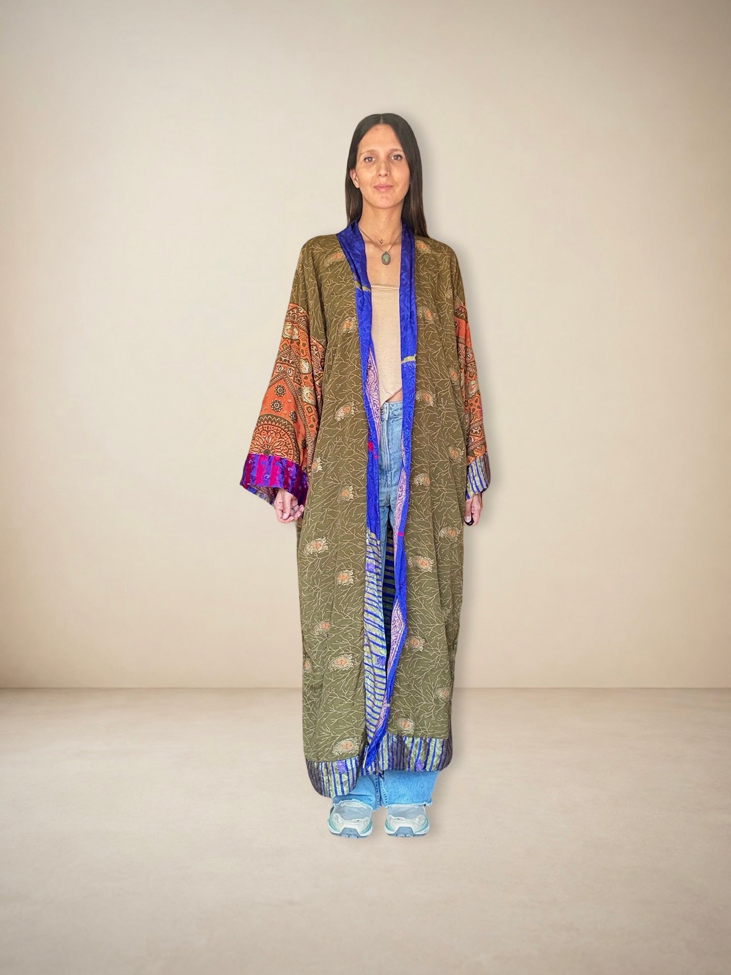 Reversible Silk Kimono