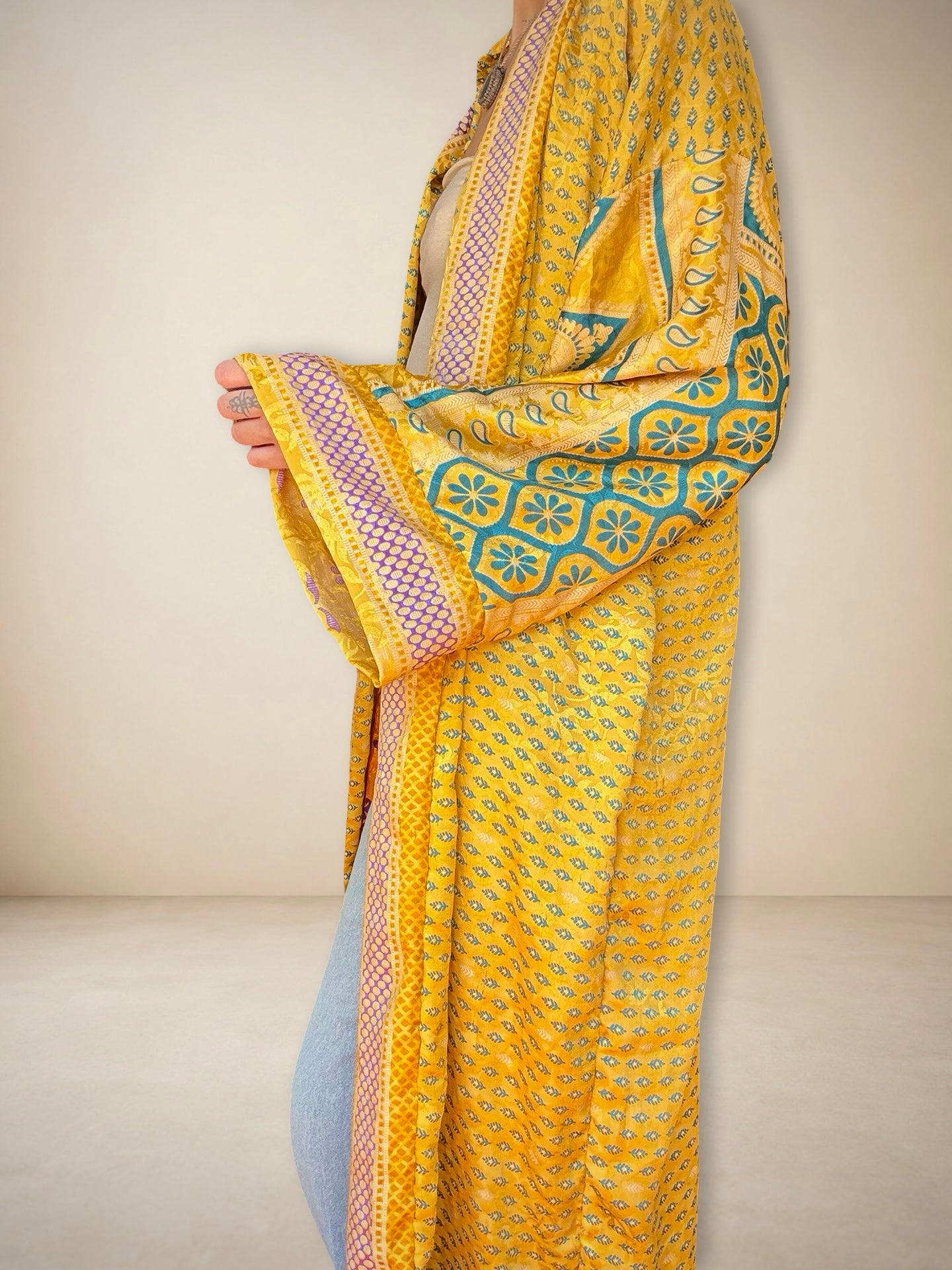 Reversible Silk kimono