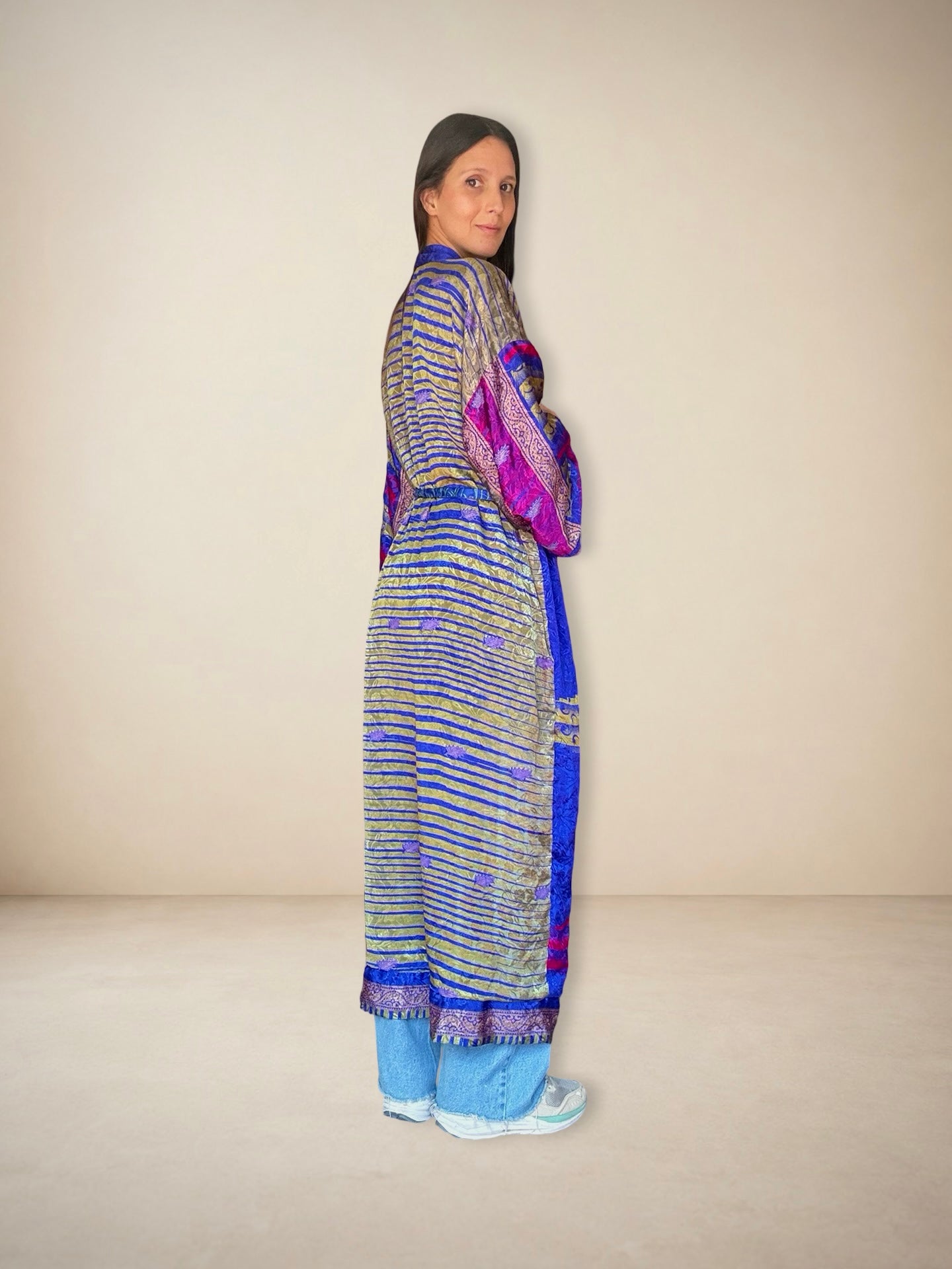 Reversible Silk Kimono
