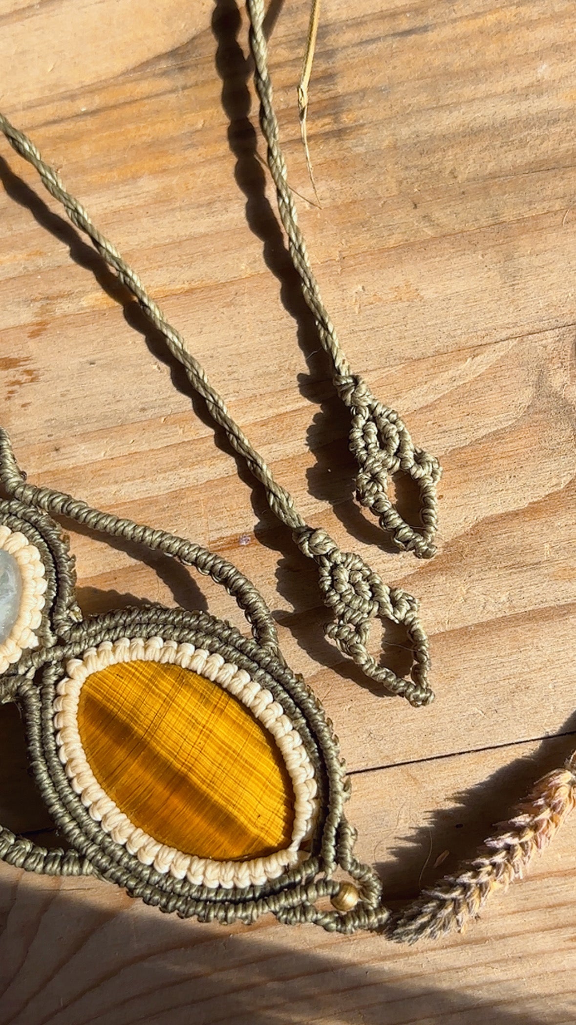 FAIRY NECKLESS TIGER EYE & LABRADORITE