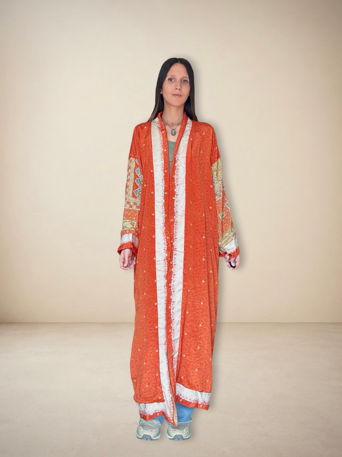 Reversible Silk Kimono