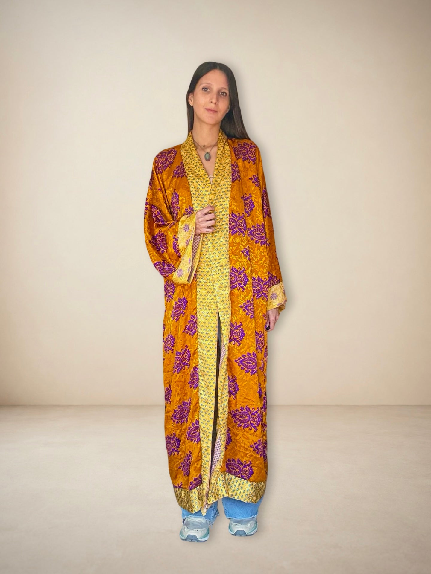 Reversible Silk kimono