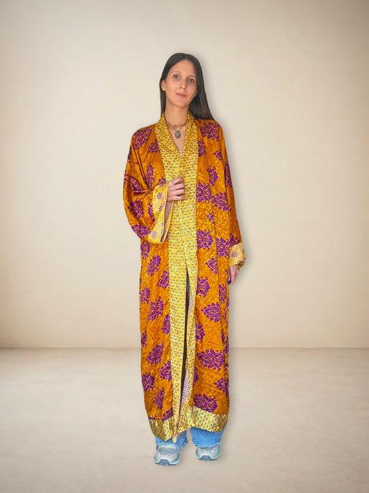 Reversible Silk kimono