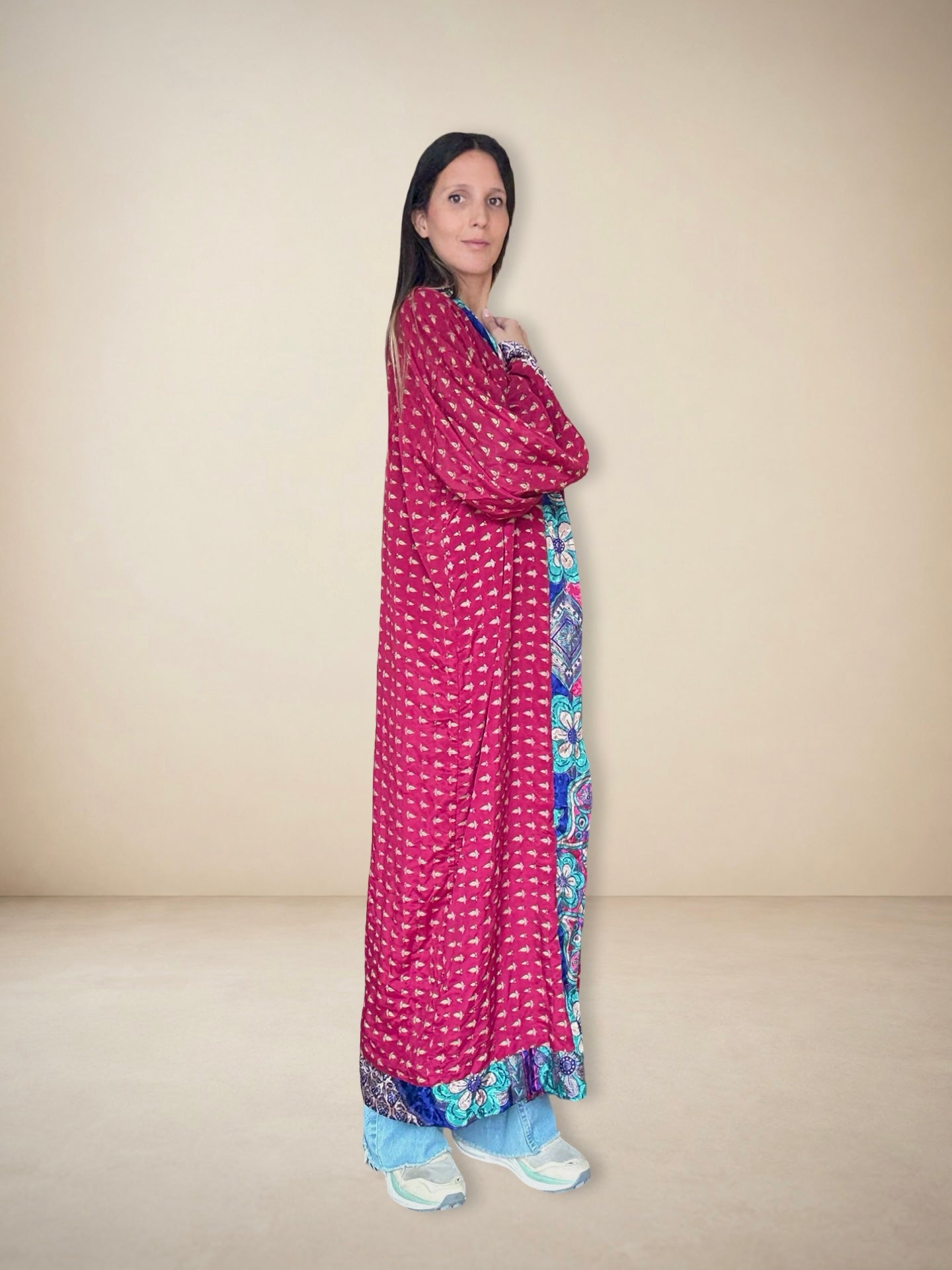 Reversible Silk Kimono