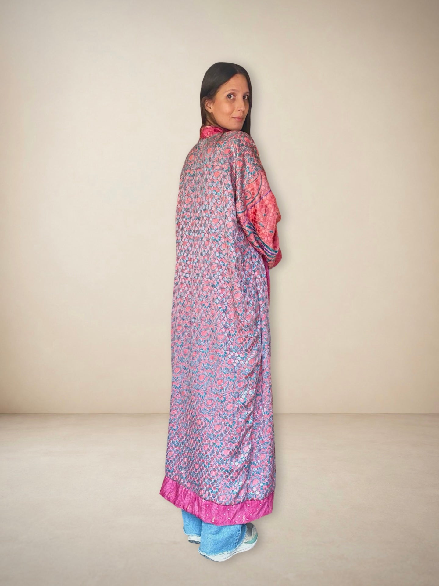 Reversible Silk Kimono