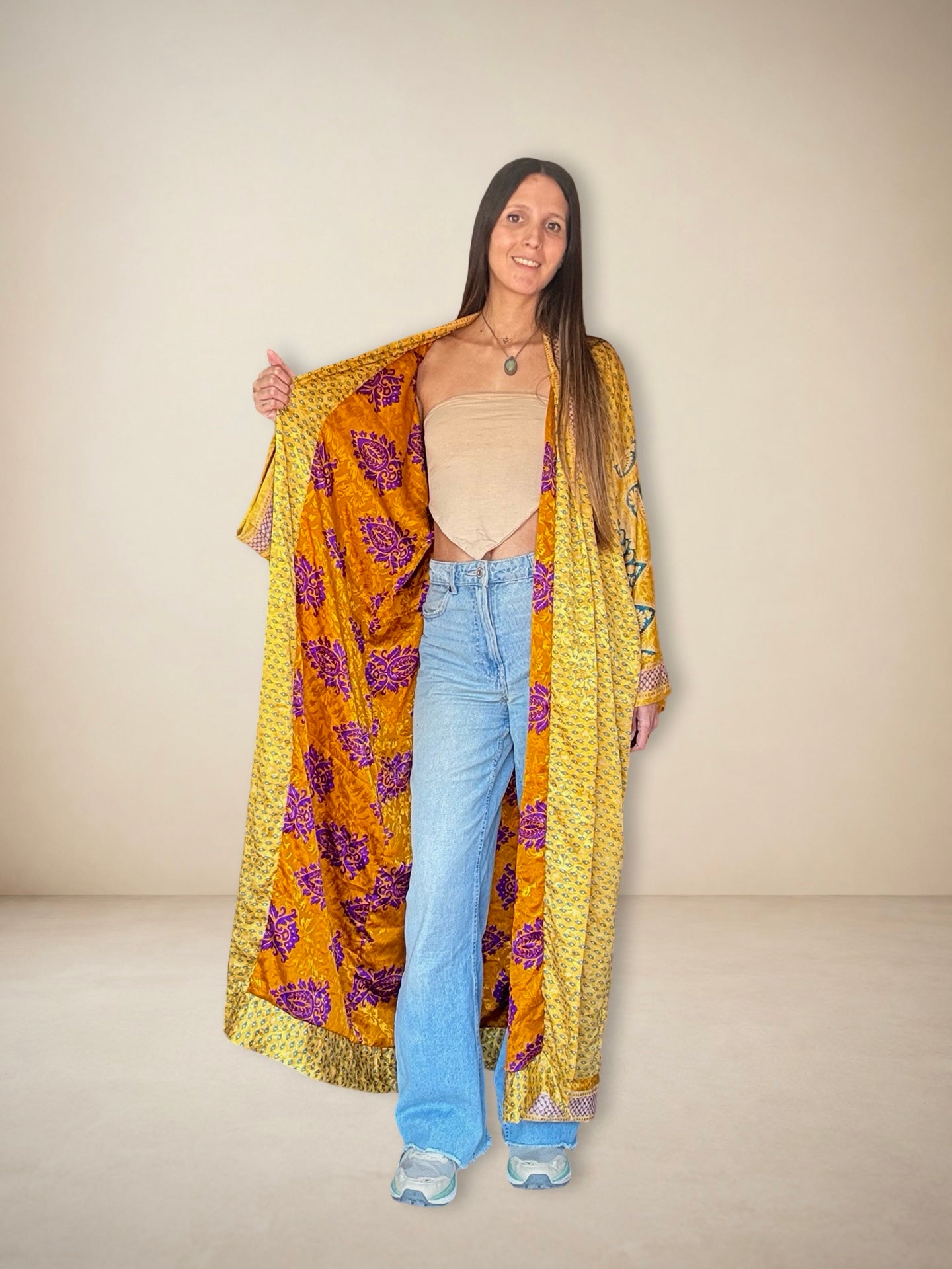 Reversible Silk kimono