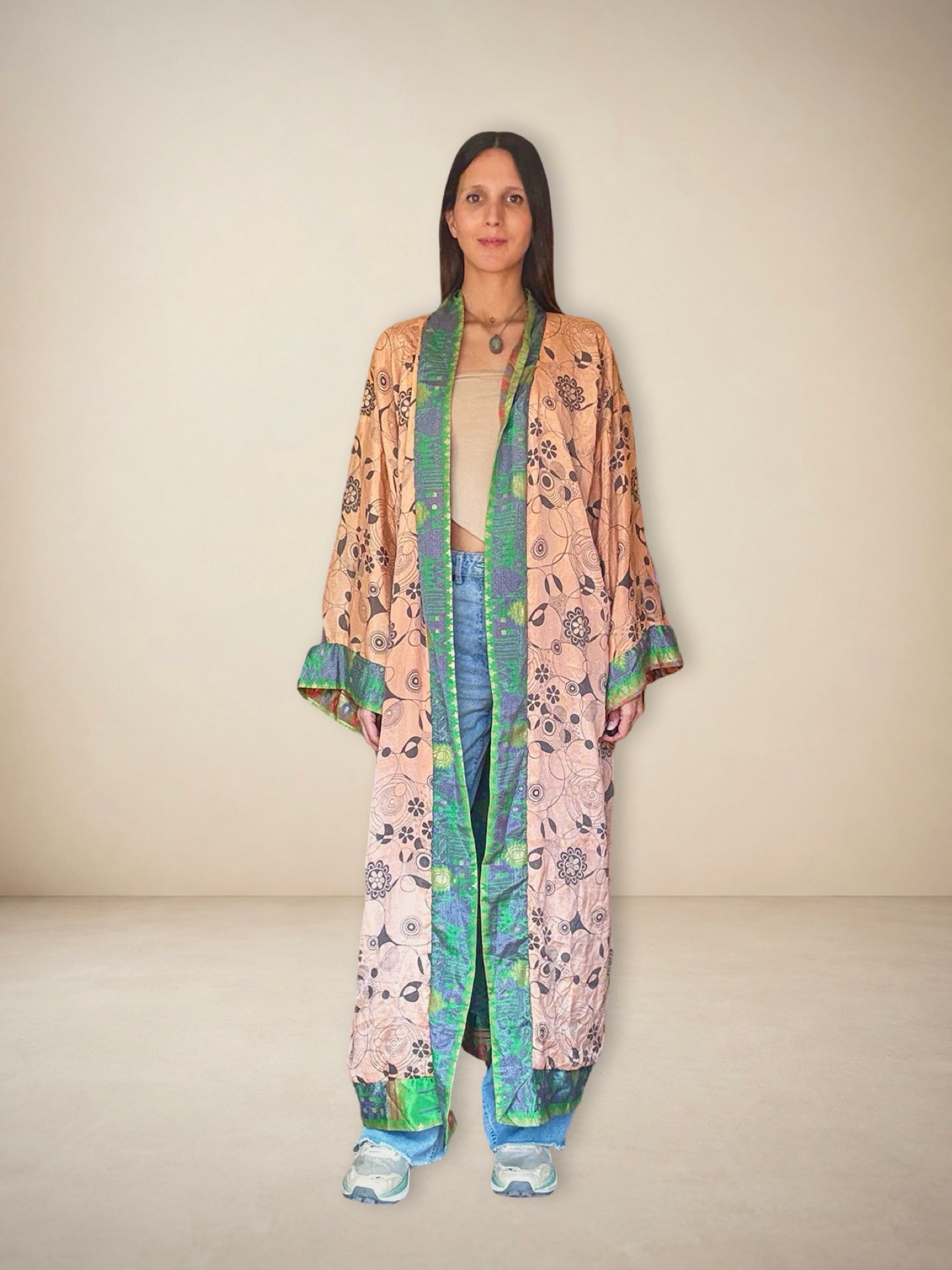 Reversible Silk Kimono