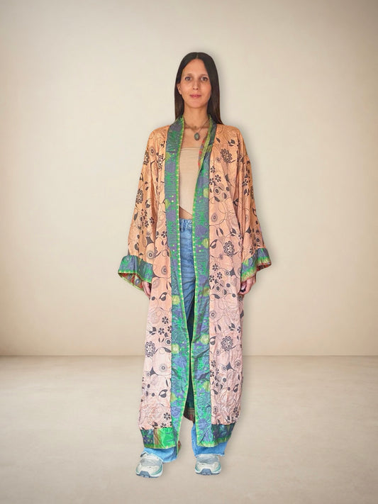 Reversible Silk Kimono