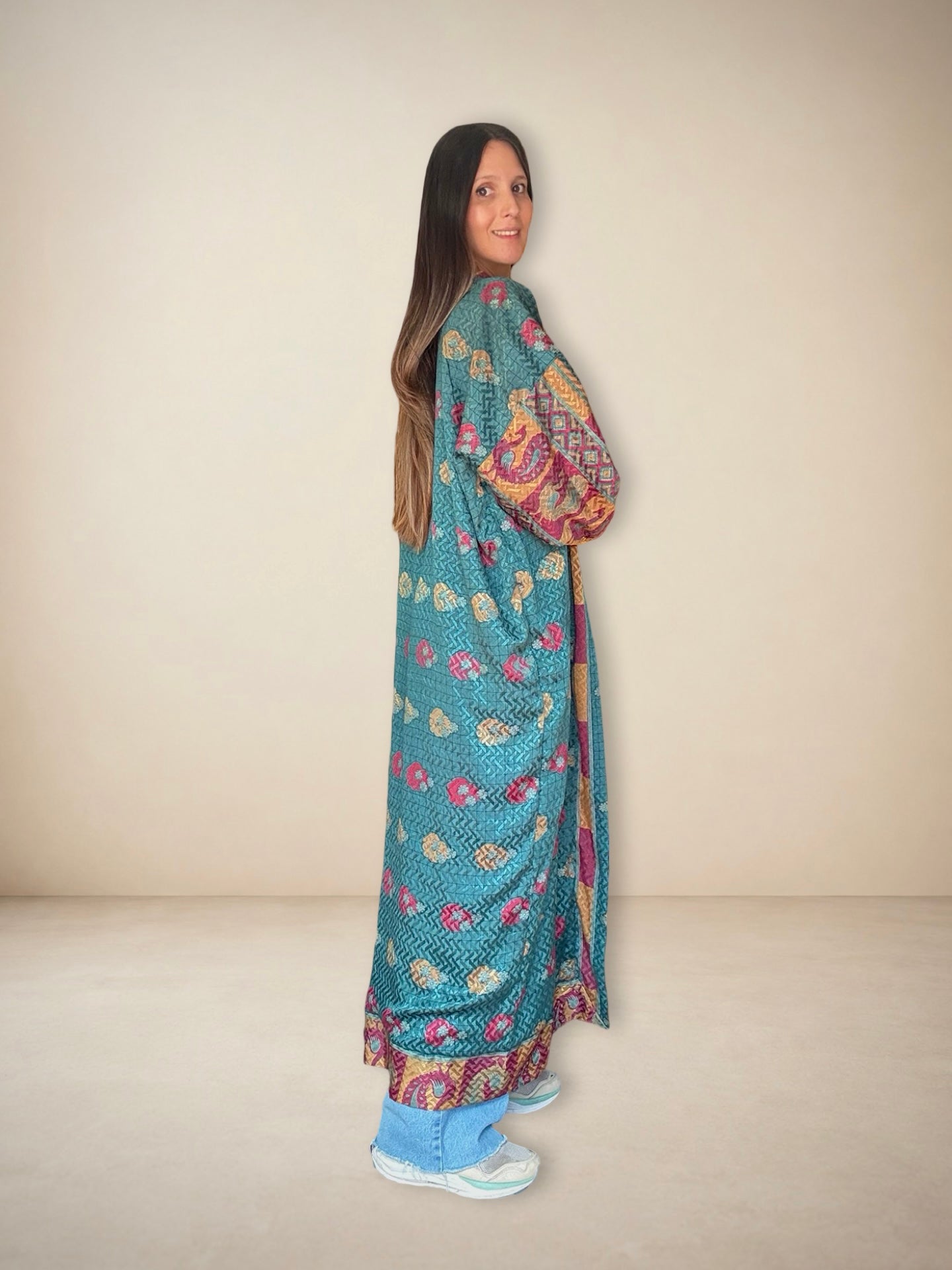 Reversible Silk Kimono