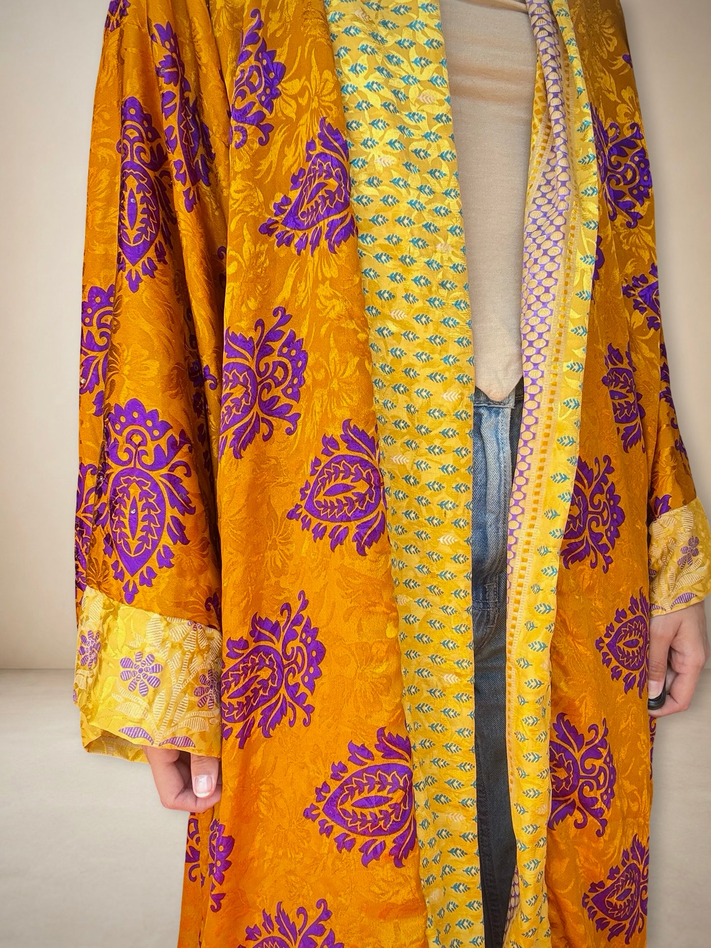 Reversible Silk kimono
