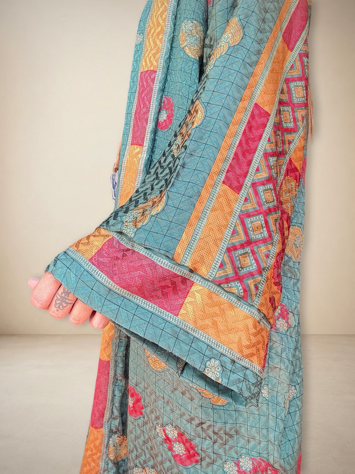 Reversible Silk Kimono