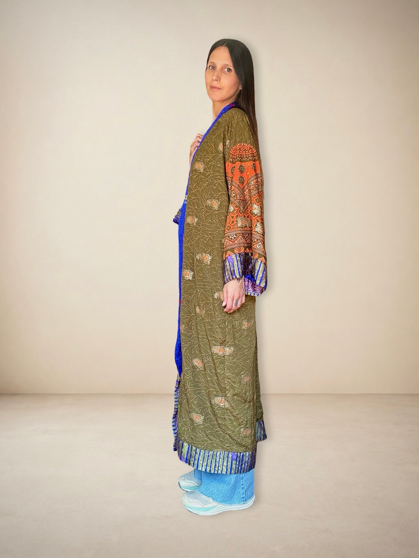 Reversible Silk Kimono