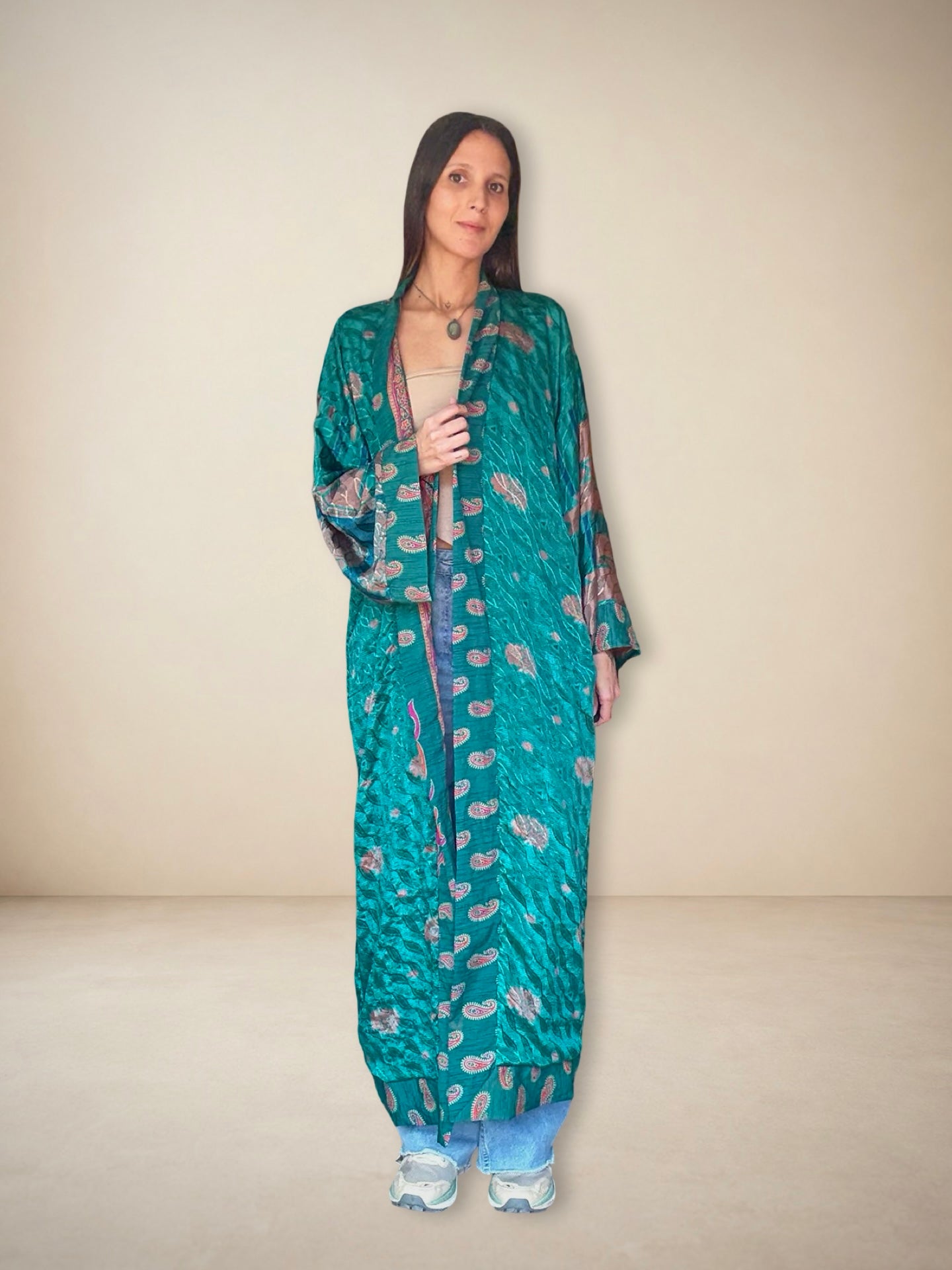 Reversible Silk Kimono