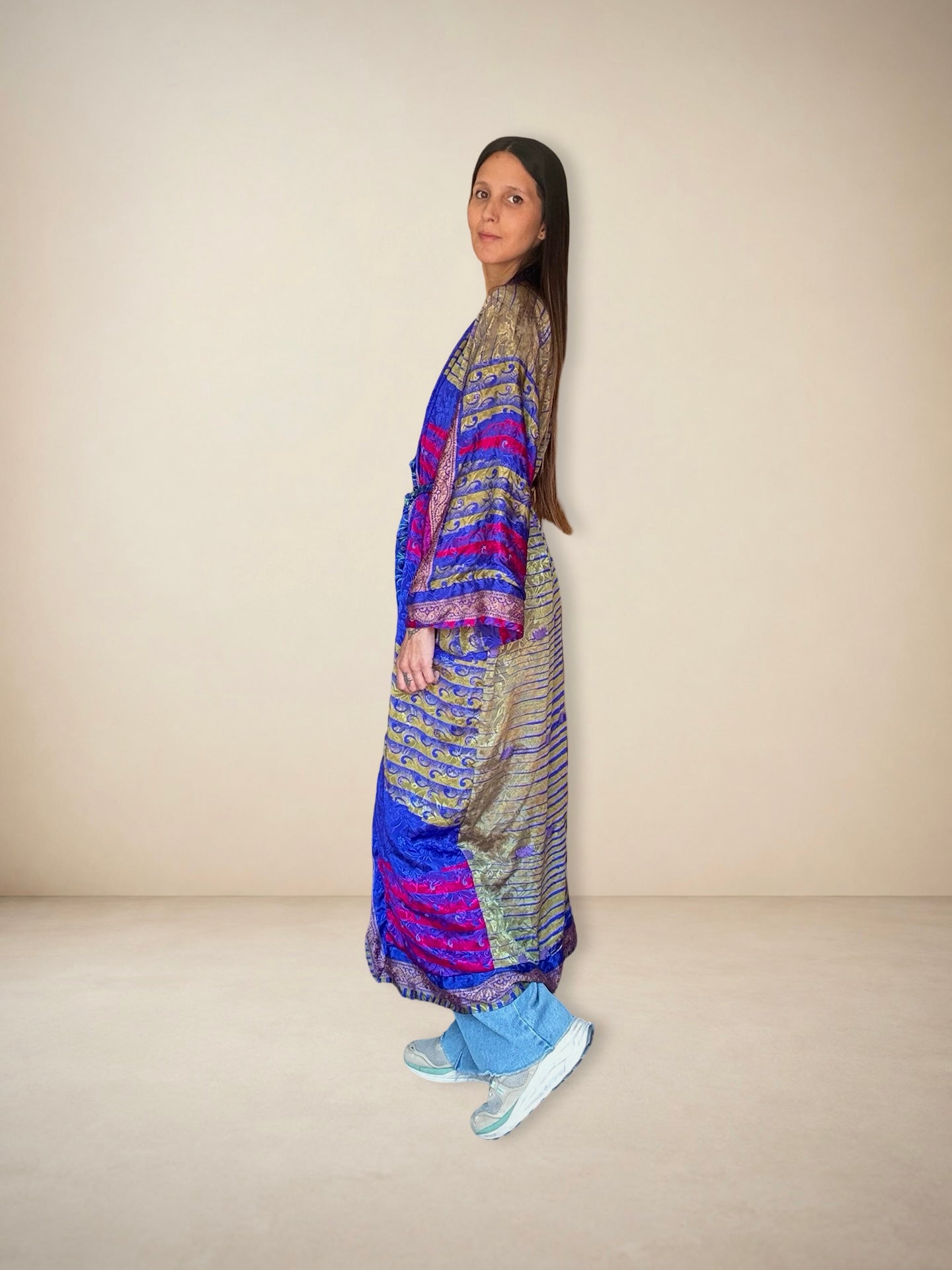 Reversible Silk Kimono