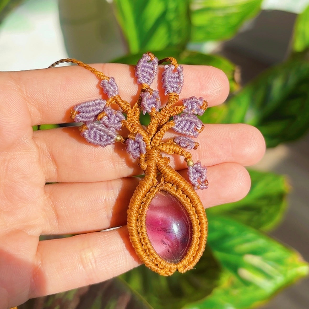 AMETHYST TREE NECKLESS