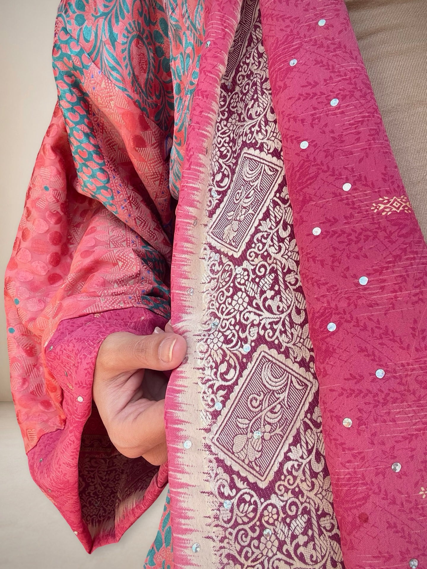 Reversible Silk Kimono