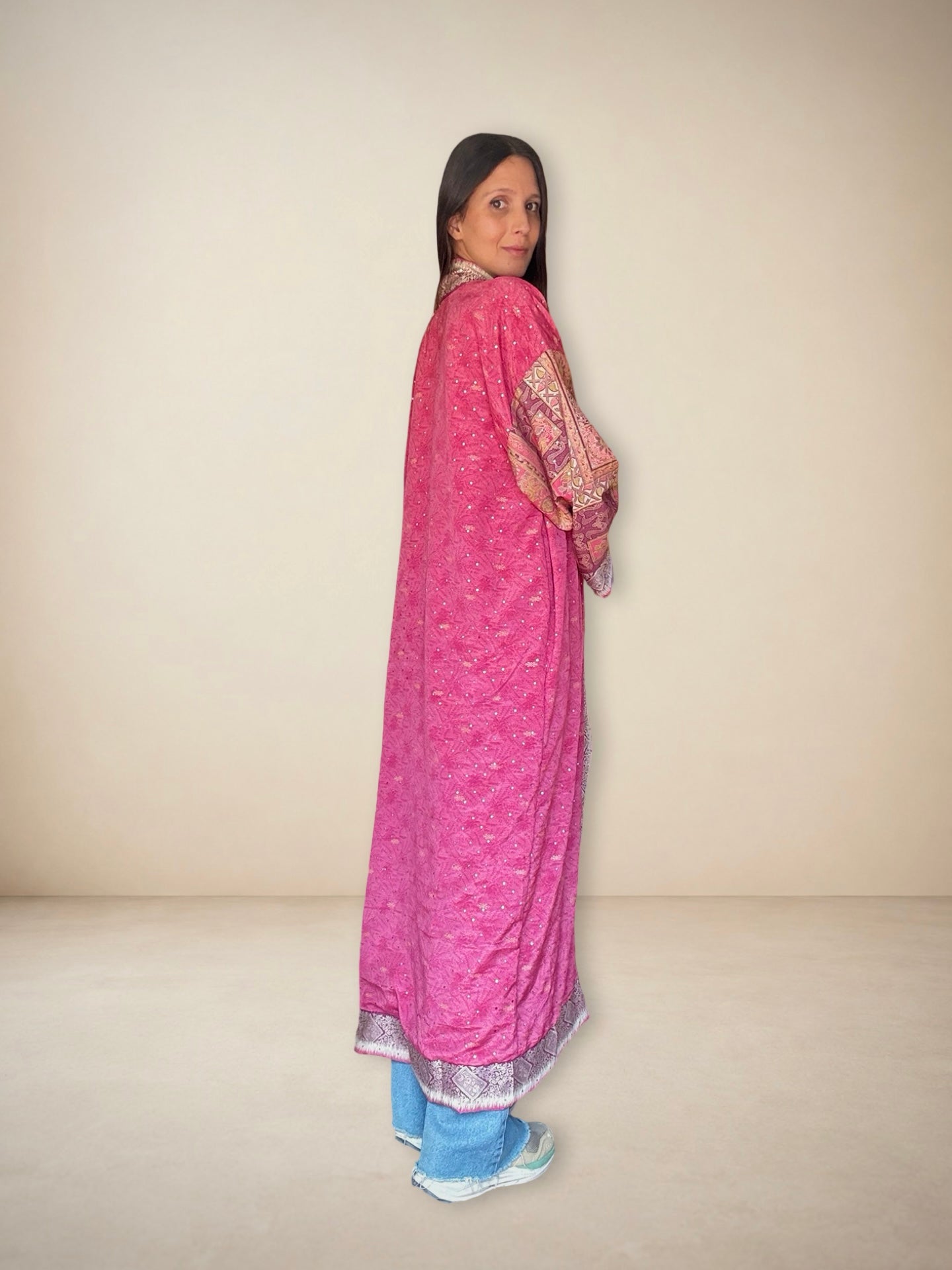 Reversible Silk Kimono