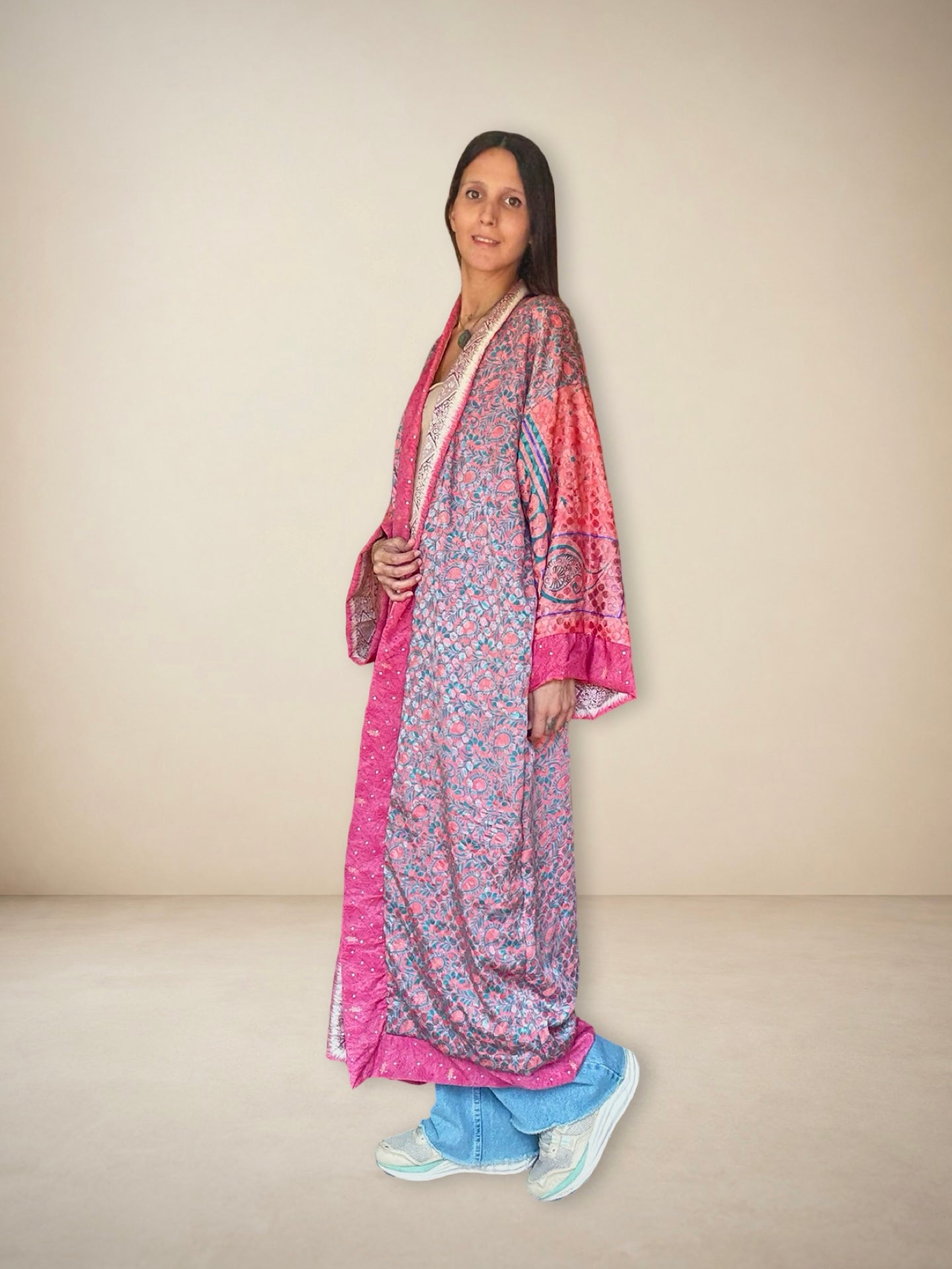Reversible Silk Kimono