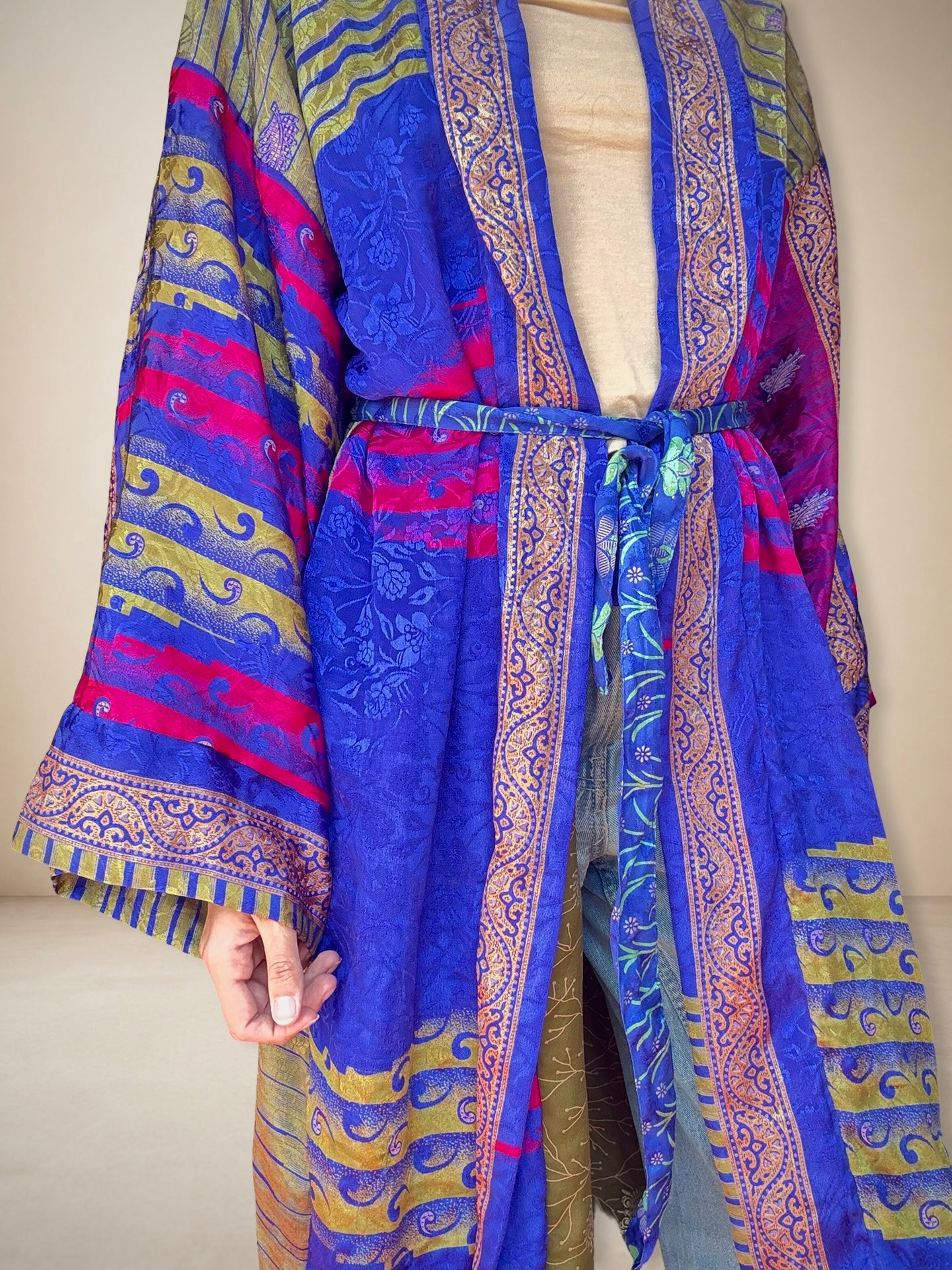 Reversible Silk Kimono