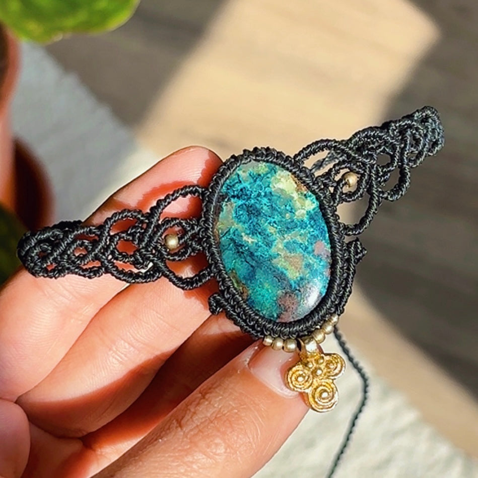 CHOKER AZURITE