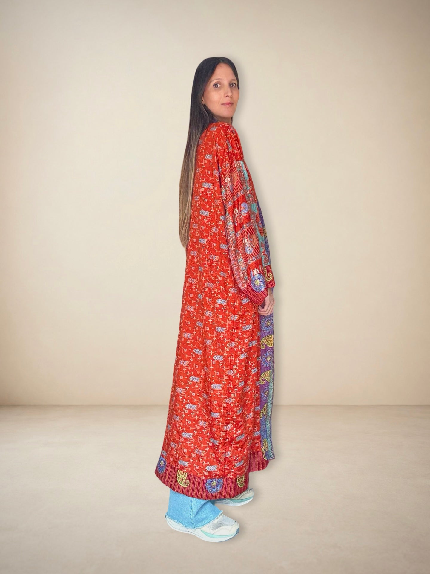 Reversible Silk Kimono