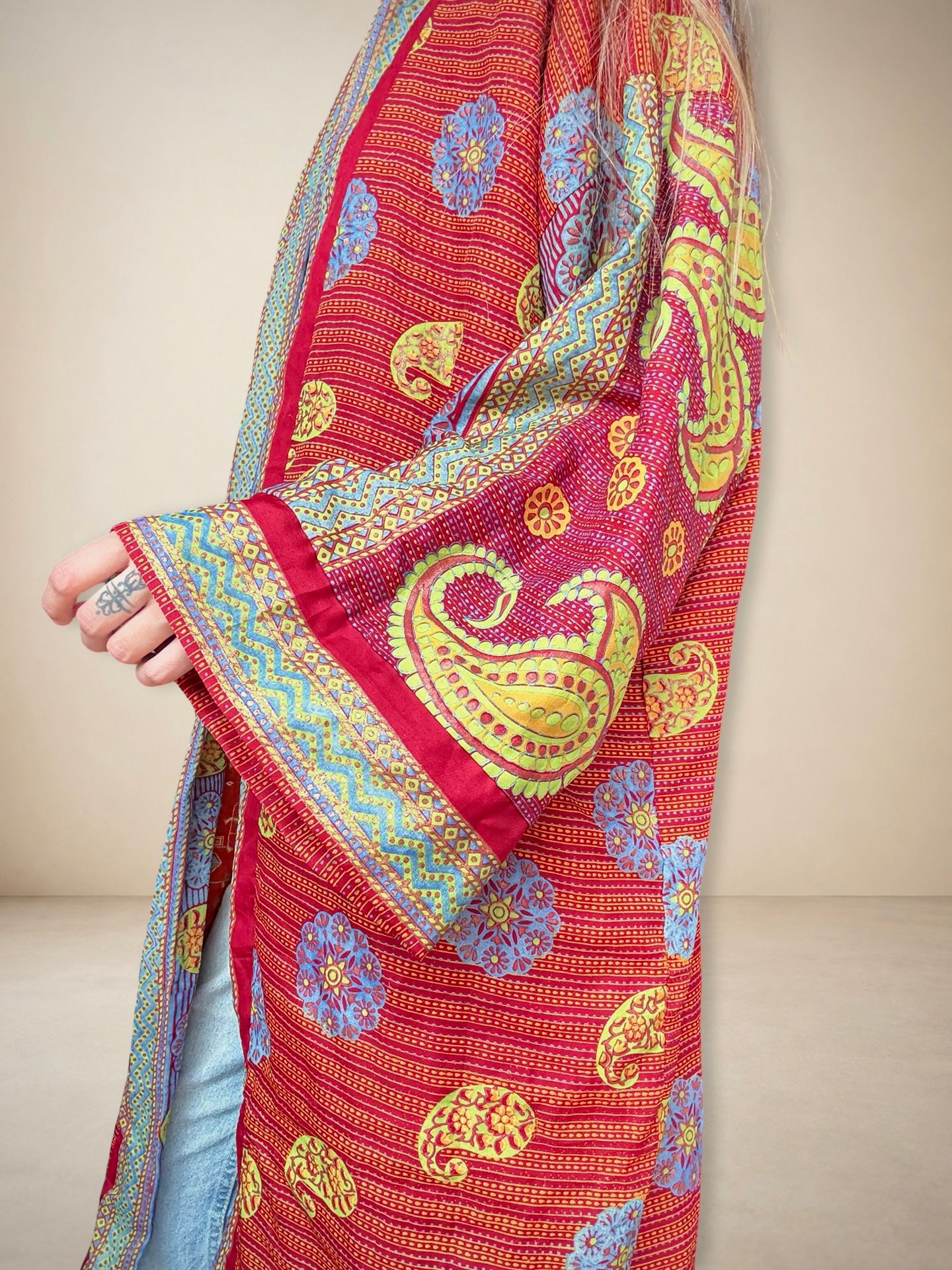 Reversible Silk Kimono