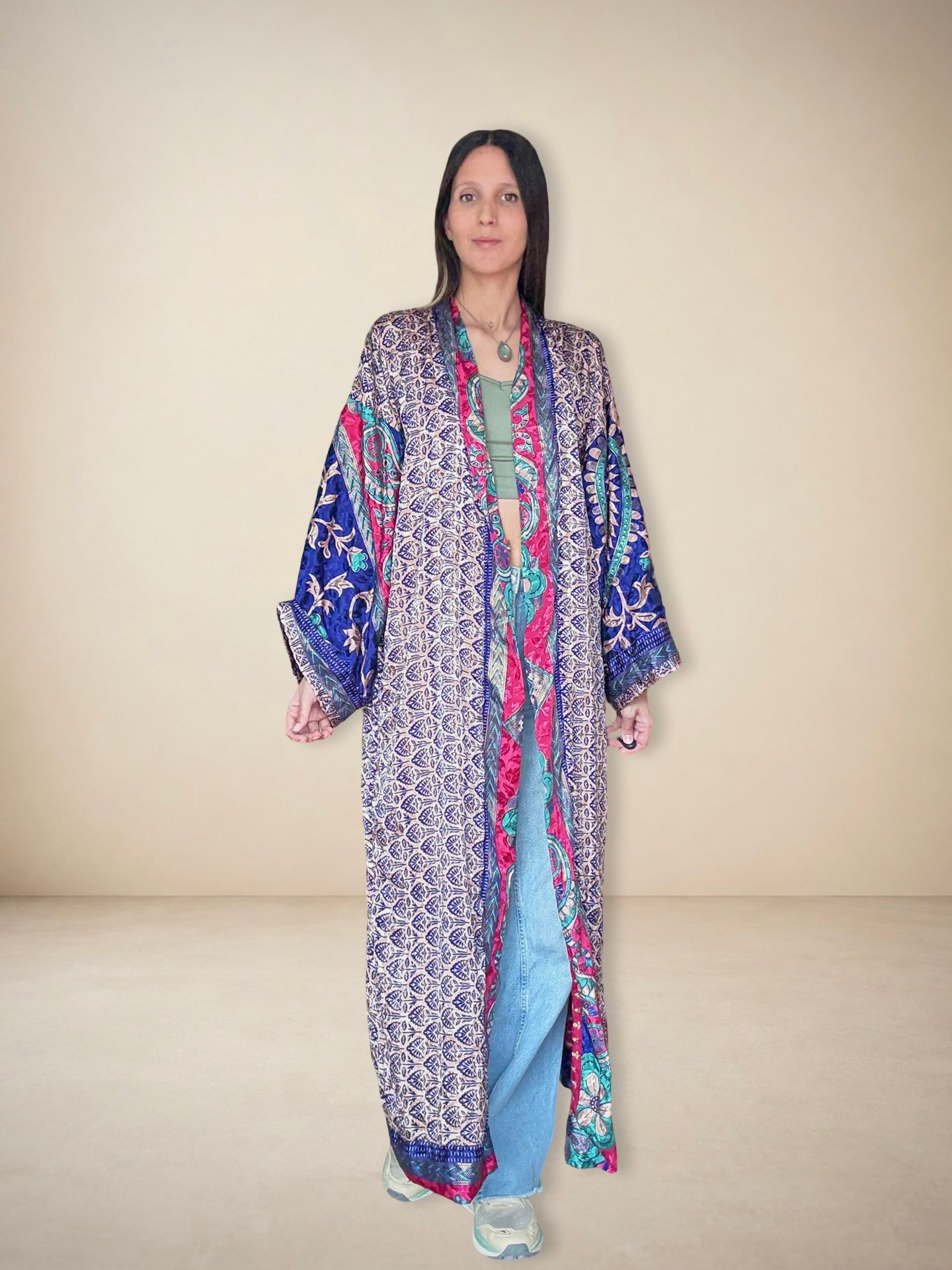 Reversible Silk Kimono