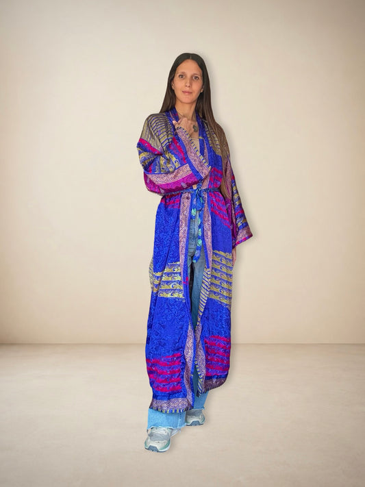Reversible Silk Kimono