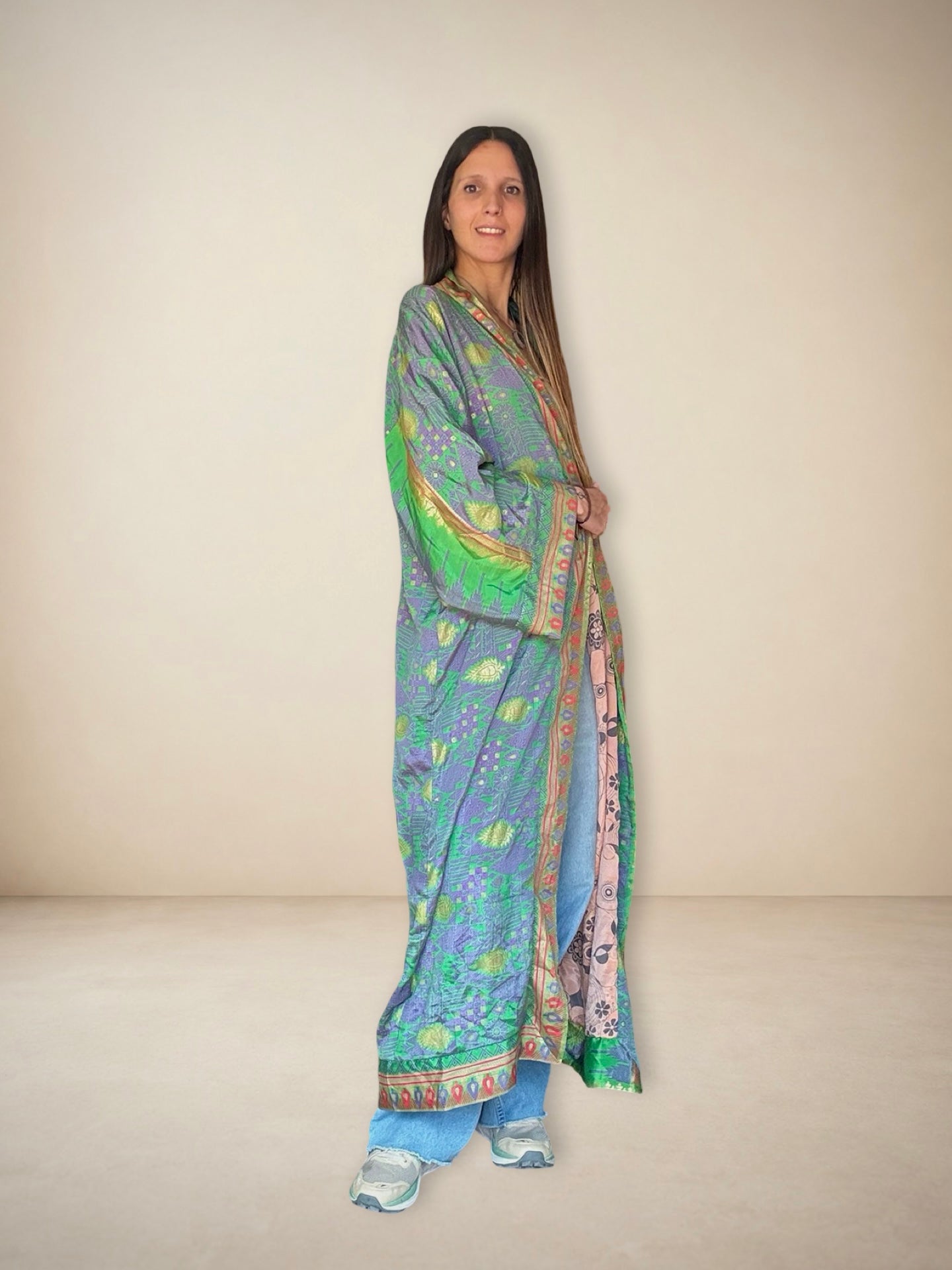 Reversible Silk Kimono