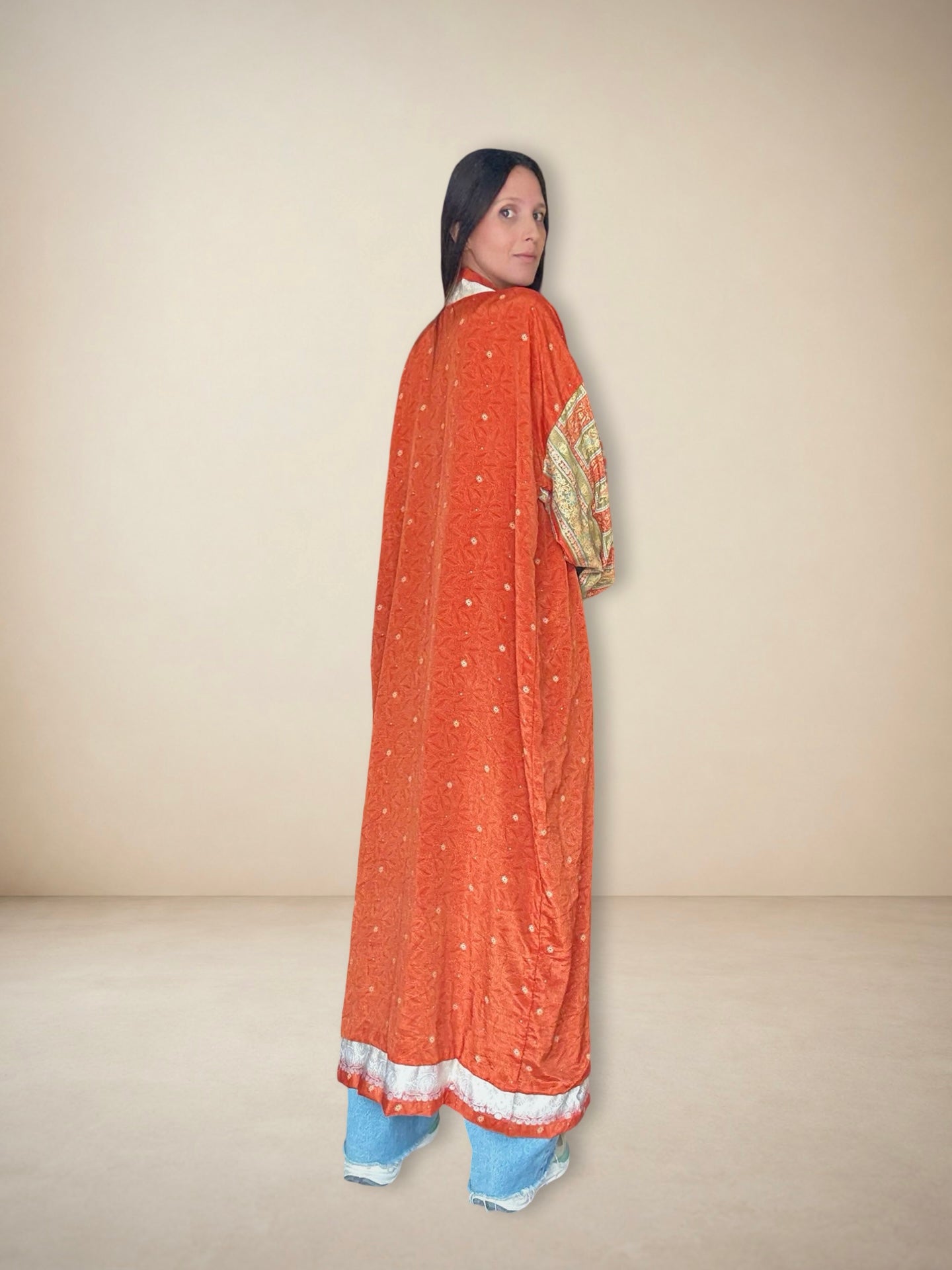 Reversible Silk Kimono