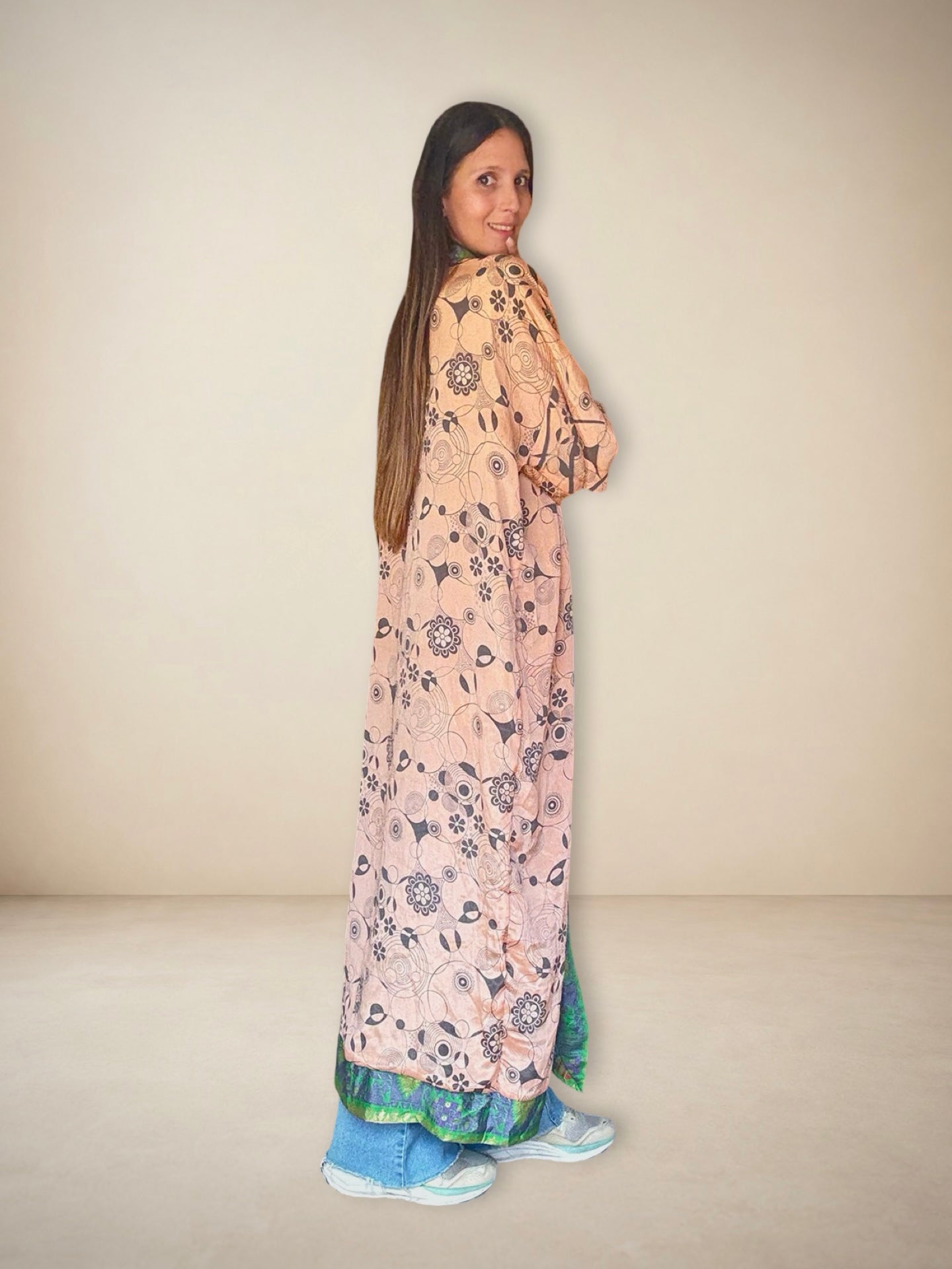Reversible Silk Kimono