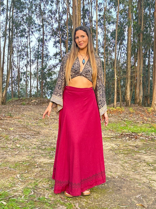 Bohemian Long Skirt