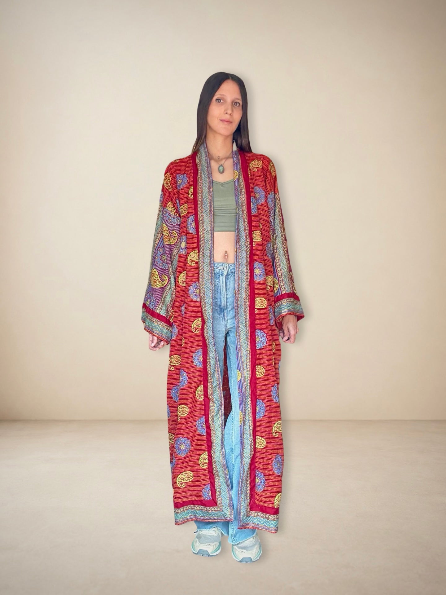 Reversible Silk Kimono