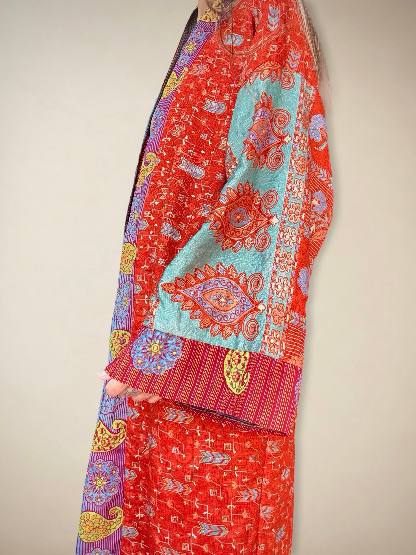 Reversible Silk Kimono