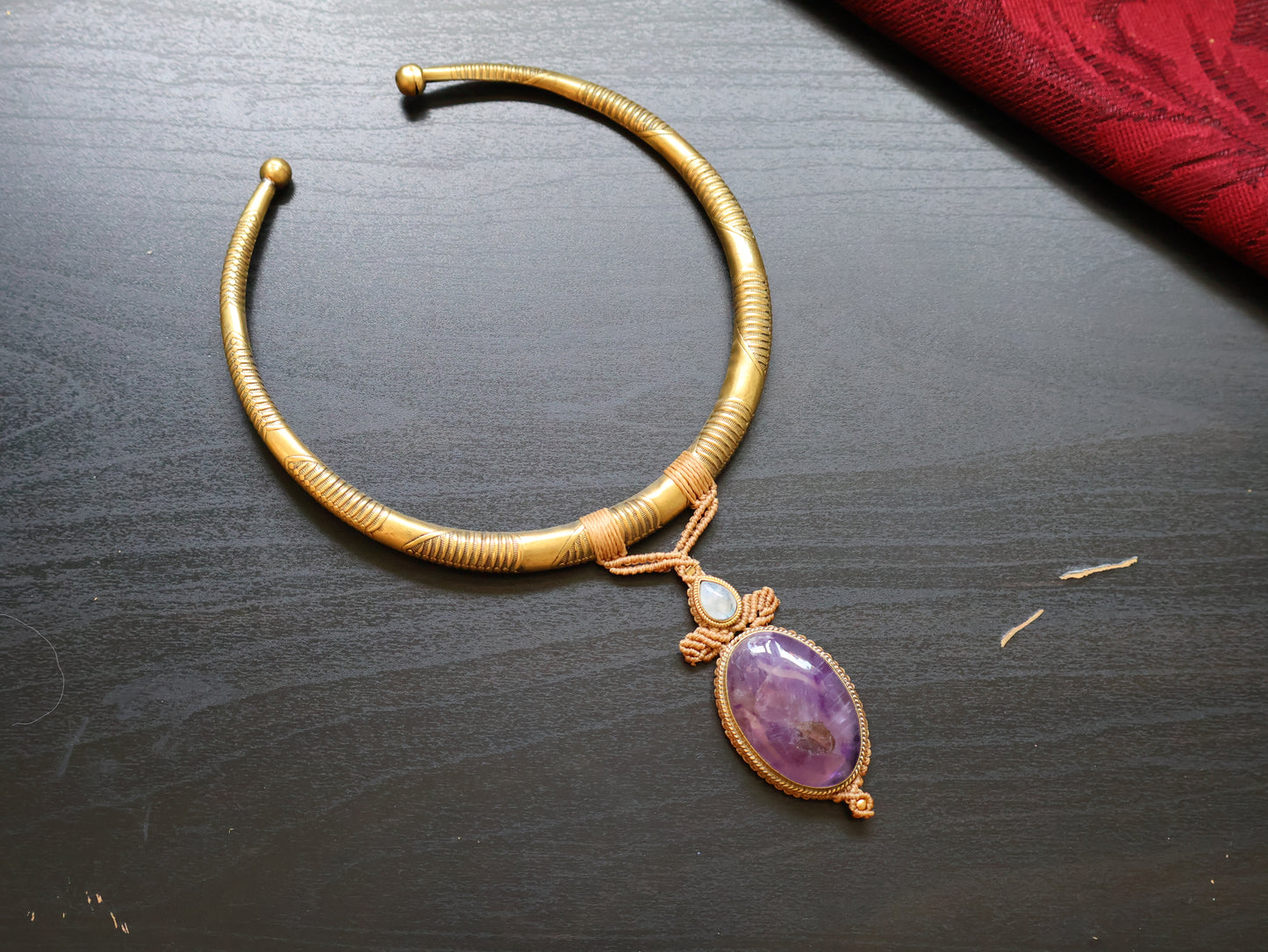 Chocker Amethyst Lune