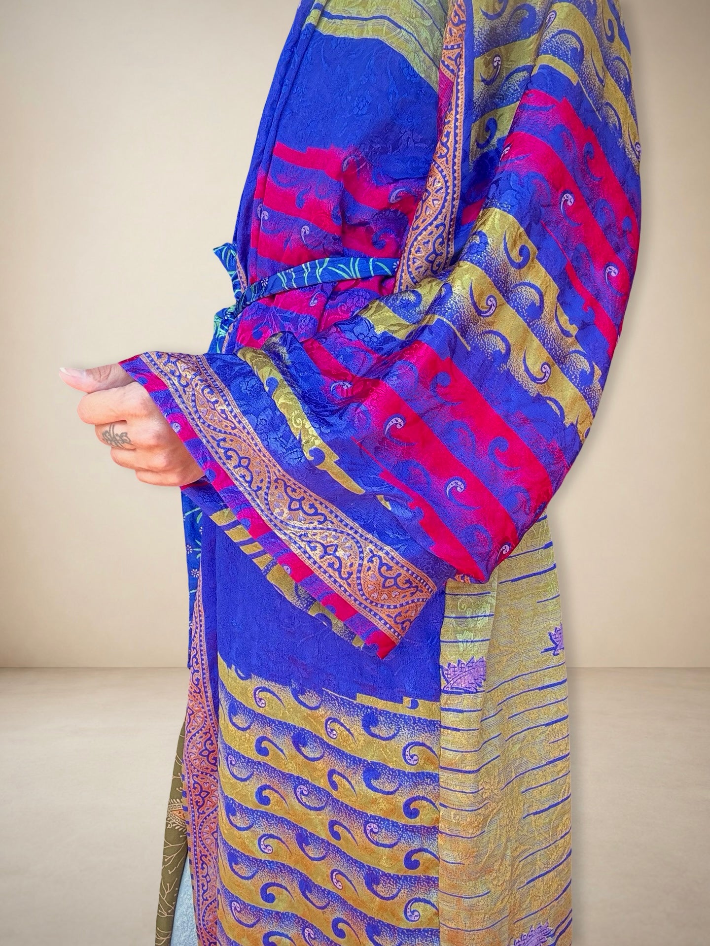 Reversible Silk Kimono