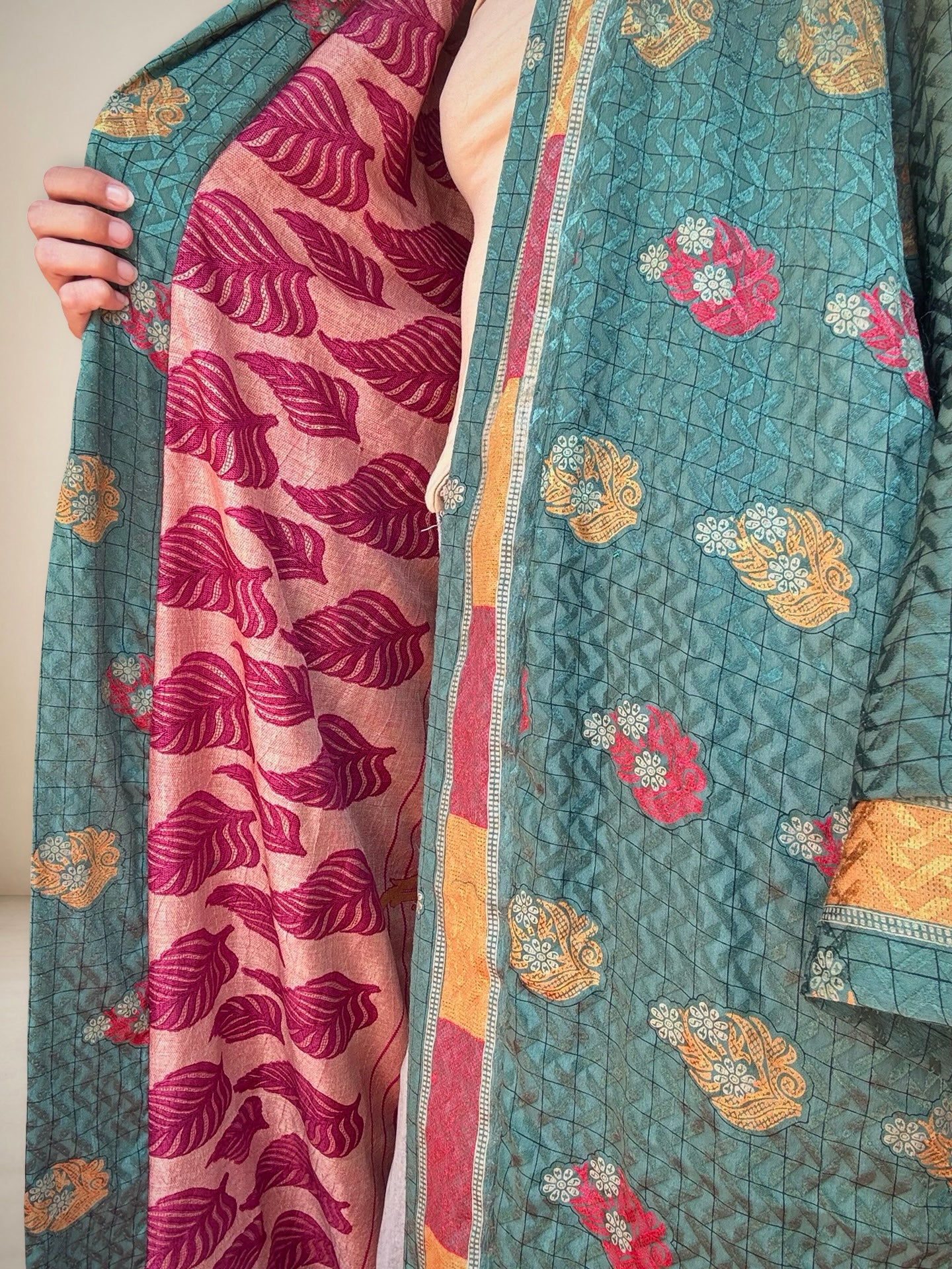 Reversible Silk Kimono