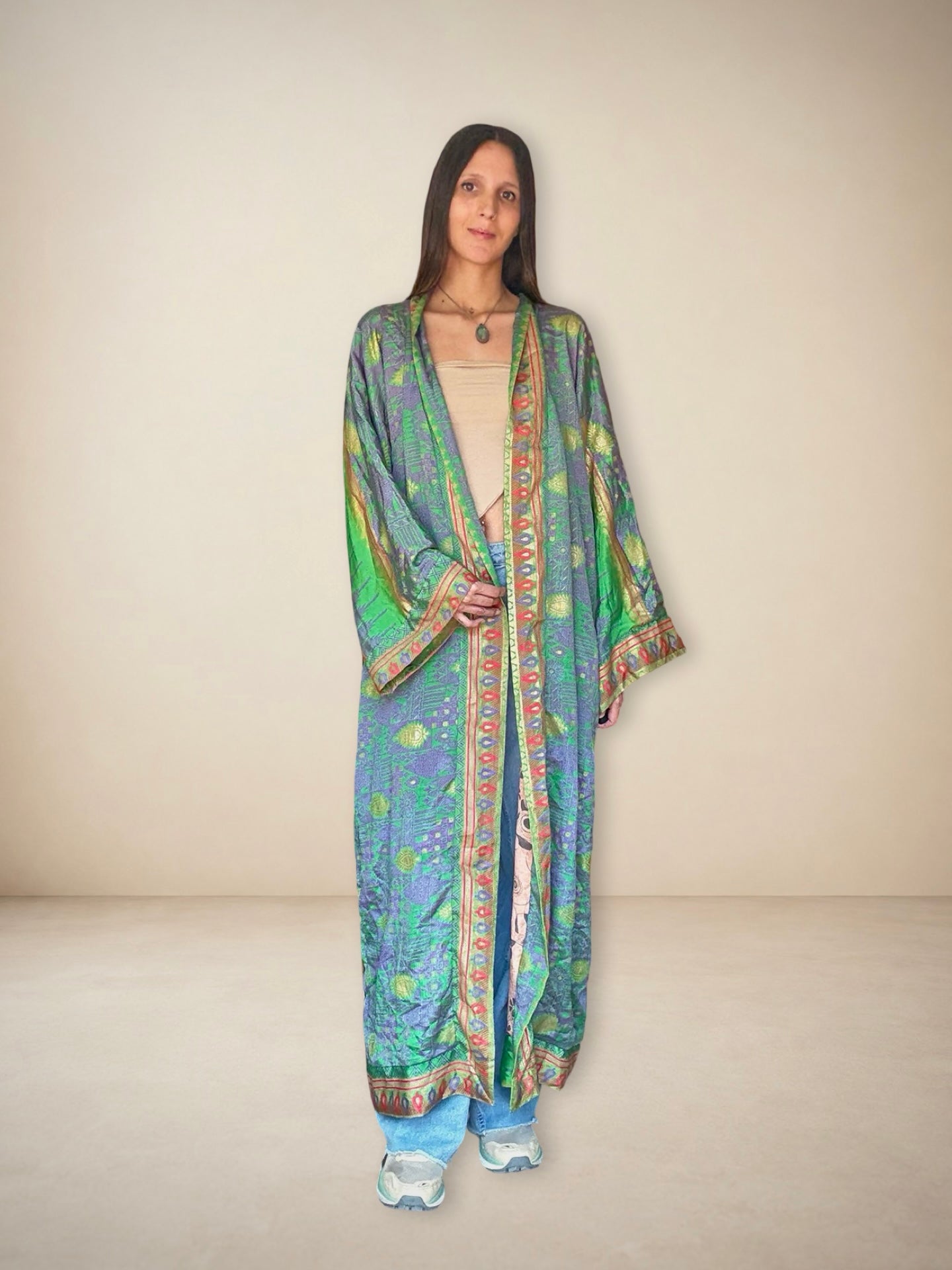 Reversible Silk Kimono