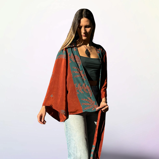 Boho Short Kimono